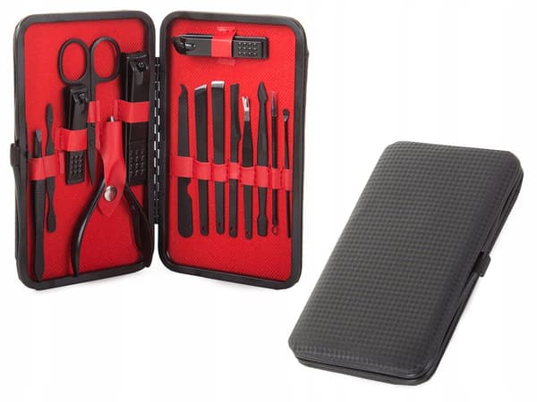MANIKYR PEDICURE VERKTYGSSATS SET 16 EL