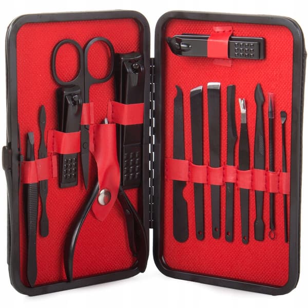 MANIKYR PEDICURE VERKTYGSSATS SET 16 EL