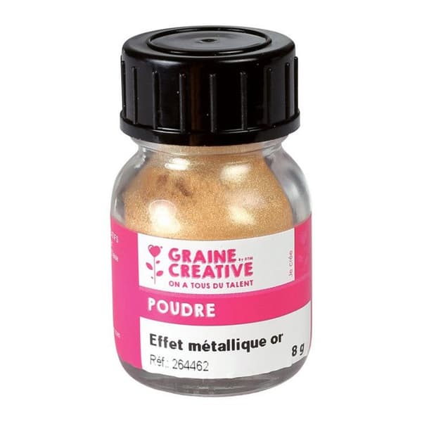 Gold metallic effekt pulver - Golden creative seed