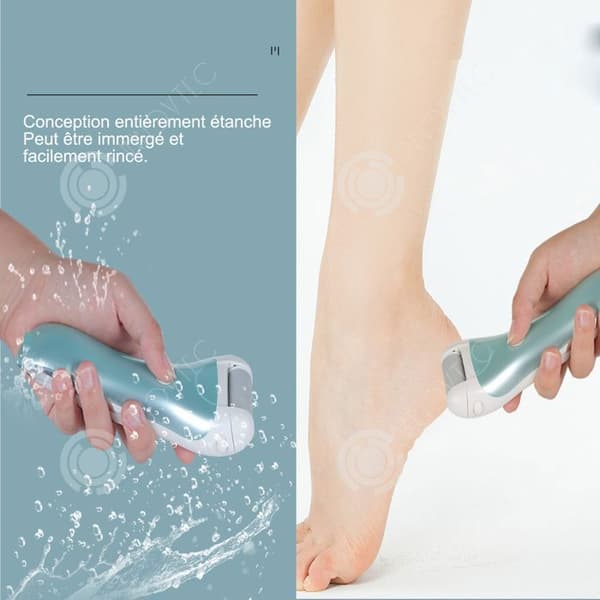 INN Manikyr Pedikyr 1200mah Ergonomisk kropp med bekvämt grepp Exfoliering Ett-tryckskontroll Pedikyr Ble