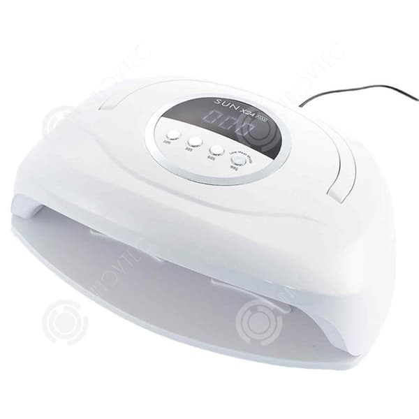 INN Nagellampa 23x20x10,5cm 74 LED 380w 4 Nivåer Timer Intelligent Sensing Förhindra svarta händer UV-lampa Nagelgel