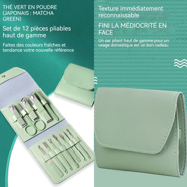 TD® Nagelklipper Pack Set Manikyr Verktyg Skönhet Pedikyr Ansikte Personlig vård Kompletta praktiska massor Små 23 delar