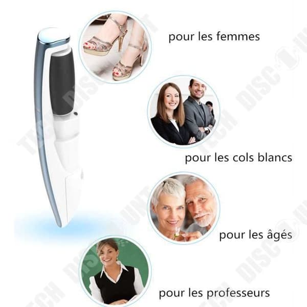 TD® Electric callus remover fotvård pedikyr manikyr och fotmassage död hudvård avtagbart huvud blå färg