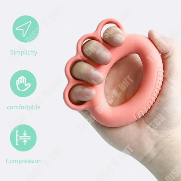 TD® Grip Styrketräning Hand Silikon Finger Flexibel Tränings Styrketränar Grip Ring