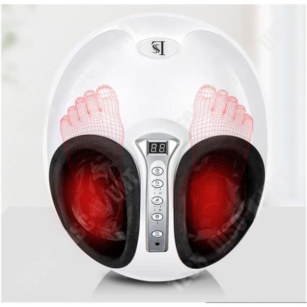 TD® fotmassager Elektrisk massageapparat - Uppvärmd Shiatsu tryckrullande knådningsvärmare för avkoppling SINB