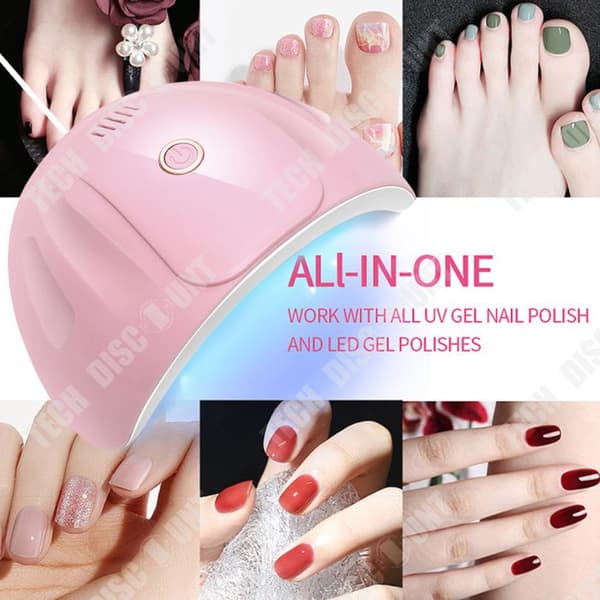 TD® 88w Nagellampa UV UV Nagellack Gel Snabbtorkande ljusterapimaskin USB-källa Nagelljusterapilampa Nagelbakningslampa