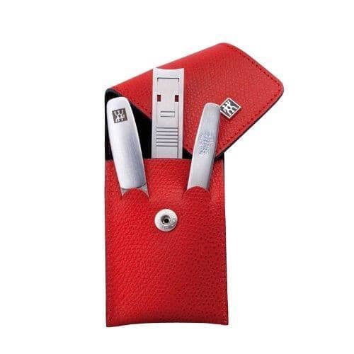 Zwilling - 97119-002-0 - Twinox Manikyr - Fickfodral - Biffläder - Röd