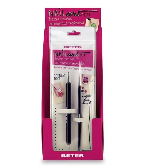 Coffret Nail Art - Icke specificerat - Extrafin pensel - Tillbehör för nagelmålning