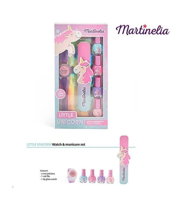 Ensemble med klocka och manikyr Martinelia Litle Licorne