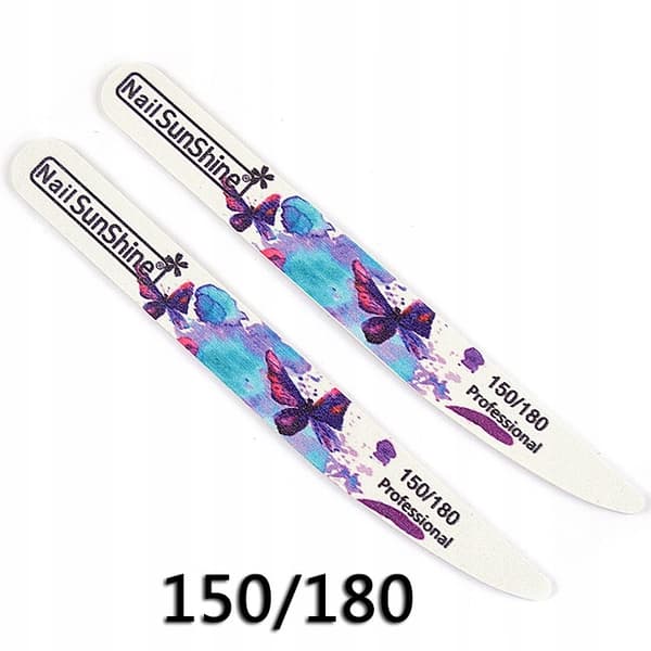 10x Nagelfil 150/180 Rak båt 2 i 1