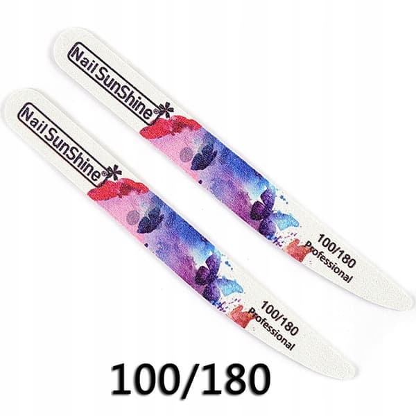 10x Kynsiviila 100/180 Suora vene 2in1