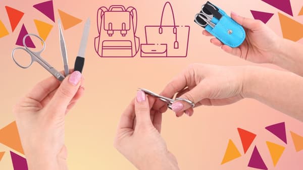 2xRejse Manicure Pedicure Sæt til Hende og Ham