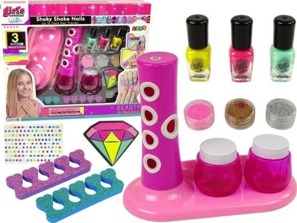 Lean sport - 10495 - Nagelkonstkit Distributör av glitter Klistermärken för nagellack