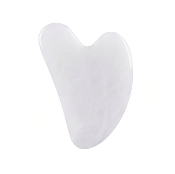 Luonnollinen Gua Sha Jade Rose Quartz Stone Face Board -työkalu -