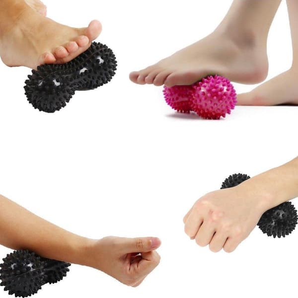 Spiky Ball peanut Muskel Massasje Roller Yoga Stick Body