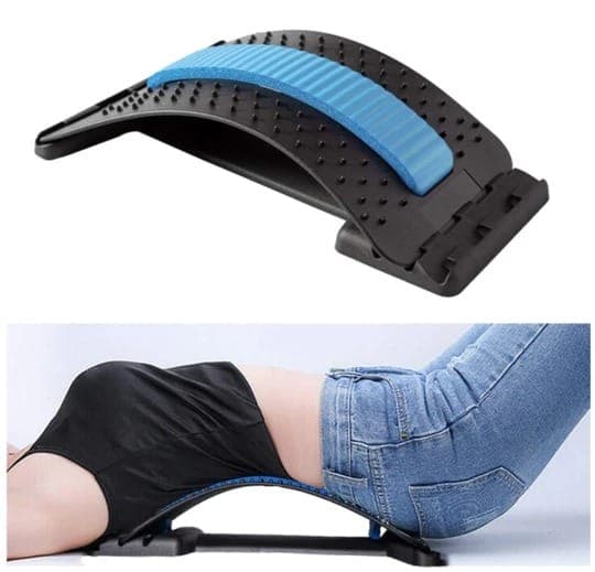 Pro Back Stretcher - Ryggsträckare och ländryggsstöd - Lindrar smärta och korrigerar hållning