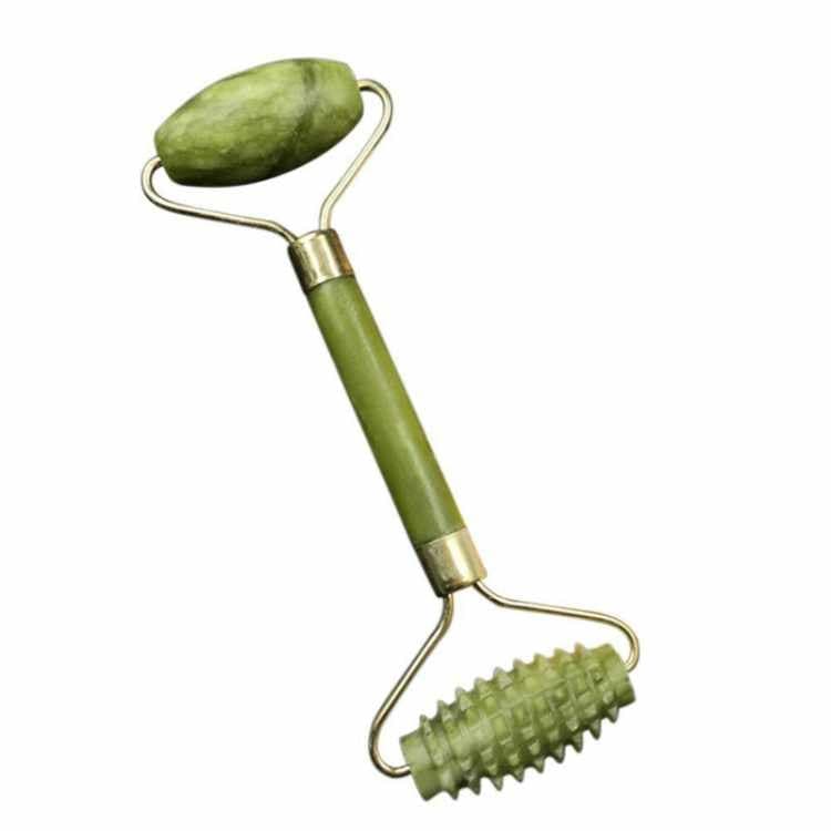 Jade Roller large taggig - Grön