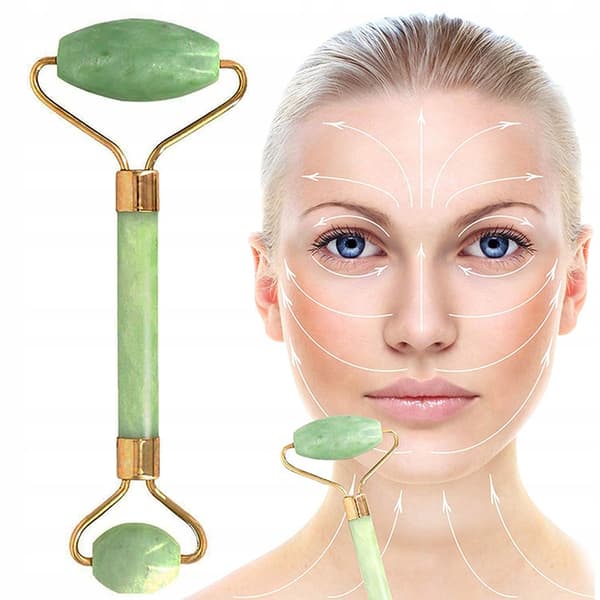 Ansiktsmassasje / Massasje Jade Roller - Masser ansiktet