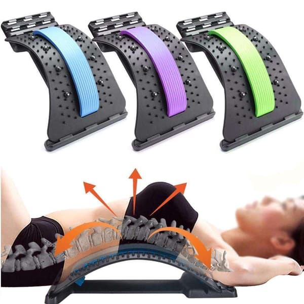 Rygg stretchare - Back Stretch Equipment Fitness Blå