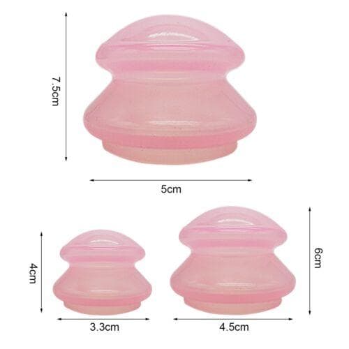 3-Pak - Koppesæt - Koppemassage Kopper - Cupping
