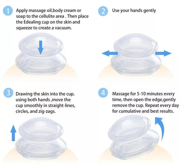 3-Pak - Koppesæt - Koppemassage Kopper - Cupping