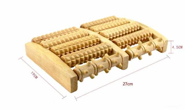 Massagerulle - fodmassage træ