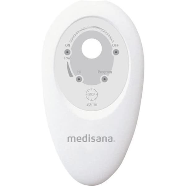 MEDISANA - MBH - Bubbelbadsmatta - Vit - 3 nivåer av intensitet