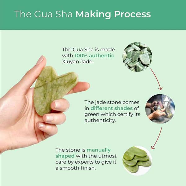 Gua Sha Skraber - Grøn Store Etiketter