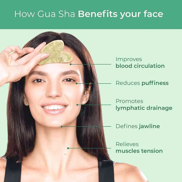 Gua Sha Skraber - Grøn Store Etiketter