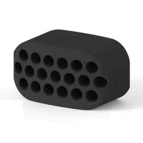 INF Jawline jaw trainer silikon 3-pakning, styrker kjevebenet og forbedrer ansiktskonturen