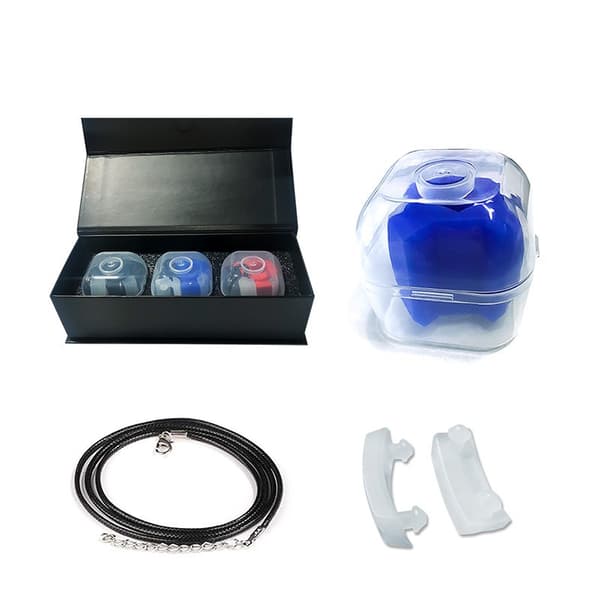 INF Käktränare Jawline exerciser i silikon 3-pack
