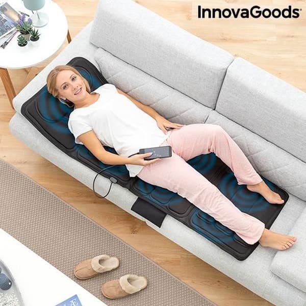 Elektrisk massagematta - InnovaGoods - Kalmat - 10 motorer - Värmefunktion - Fjärrkontroll ingår