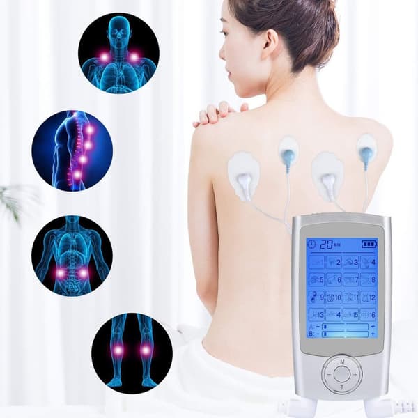 TENS-enhet EMS muskelstimulator med 16 massasjemoduser