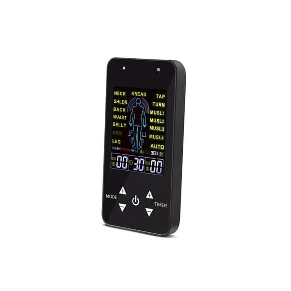 INF TENS muskelstimulator med 15 massasjemoduser Sort