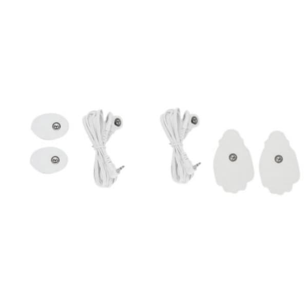 One Drag To Spenne Wire med liten rund Patch Håndformet Patch Hvit