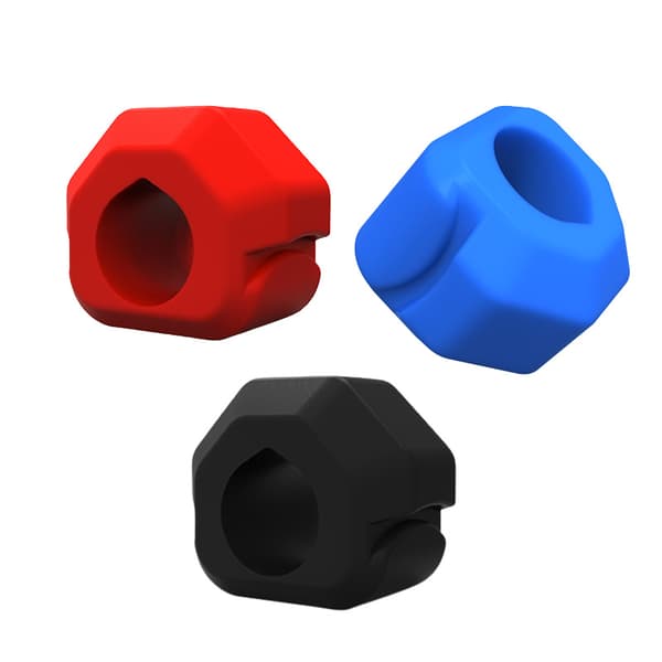 INF 3-pak silikone kæbeøvelse Jawline Sculptor Jawline Shaper Ball MultiColor