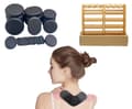 Pikkukuva 1 / 6: Relax Package - Hot Stone + Electric Neck Massager + Foot Massage Wood