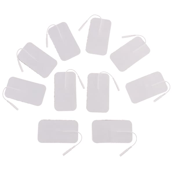 INF 2.0 Electrode Massage Replacement Pads, 10 pack Vit 5 x 10 x 0.5 cm