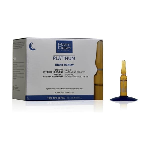 MartiDerm Platinum Night Renew 30 flaskor