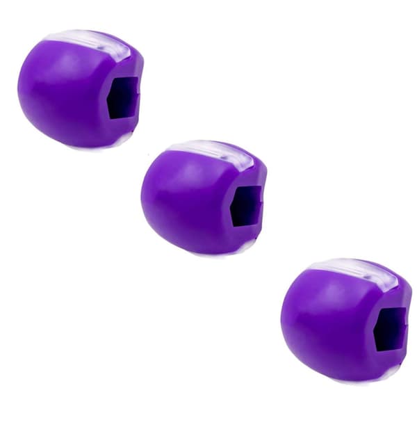 INF Jawline exerciser kjeve trener silikon 3-delt