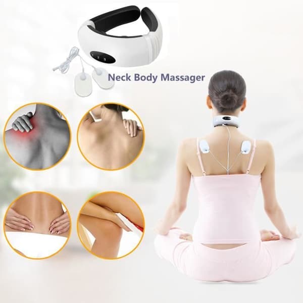 Elektrisk Pulse Premium cervikal massageapparat för nacksmärta, trötthetslindring