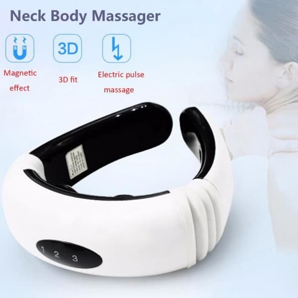 Elektrisk Pulse Premium cervikal massageapparat för nacksmärta, trötthetslindring