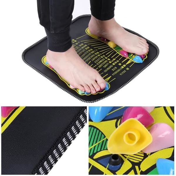 Fotmassagematta Akupressur Zonterapi Walking Stone Road Fotmassageverktyg Stimulerar blodcirkulationen för