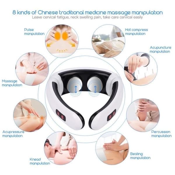 Pulse elektrisk nackmassageapparat