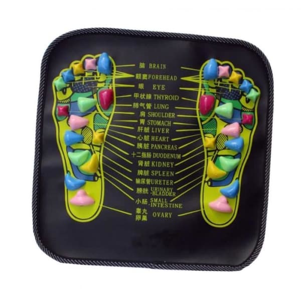 Fotmassager - Akupressurmatta - Zonterapi - Gåsten - Vikbar