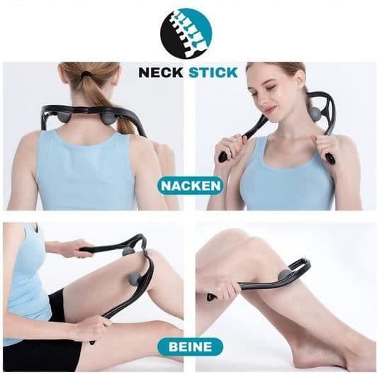 Nackmassageapparat - MAVURA - NeckStick - Självmassageapparat mot spänningar