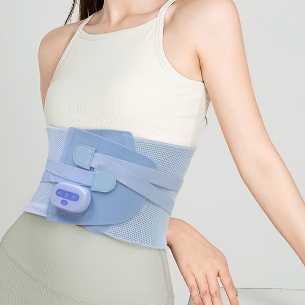 INF Massasjebelte EMS Pulse Heat Vibration Midjemassasjeapparat