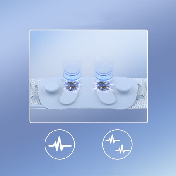 INF Massasjebelte EMS Pulse Heat Vibration Midjemassasjeapparat