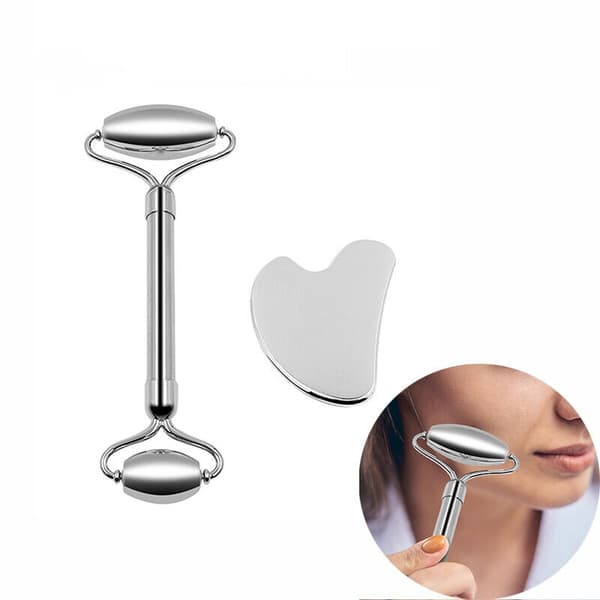 INF Gua Sha Set Facial Beauty Tools Face Roller Skin Massager