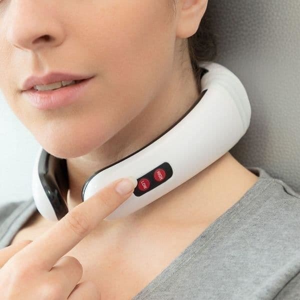 Elektromagnetisk massageapparat för nacke och rygg - EUROWEB - Cervikal axelmassage - Vuxen - Blandat
